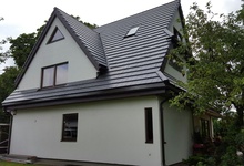 Turmalin flat clay tiles roof