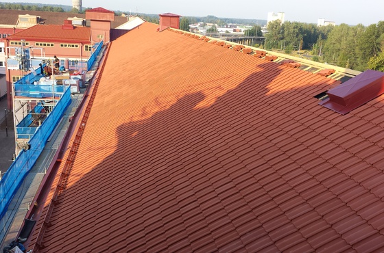 Roof change in Sweden